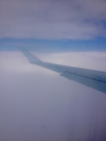 On Cloud 9. Ultimo avião rumo Toronto.